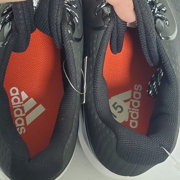 Adidas Mens Icon V Baseball Cleats Size 15 Sports Black White Logo Lace Up NWT main image 11